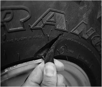 Photo Naprawa opony na miejscu